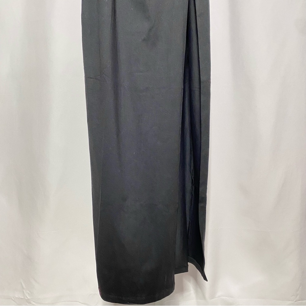 Susana Monaco Black Halter Maxi Dress Backless • S - Picture 5 of 8
